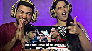 REACT KANT, NOVENTA e SALVADOR x JAYA, MIKE e MCHARLES | BDA 3 ANOS | @BatalhaDaAldeia