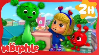 Stop The Broccolisaurus! | 2 Hours of Morphle🔴 | Cartoons for Kids | Be Brave!