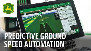 New Combine Technology – Predictive Ground Speed Automation | John Deere