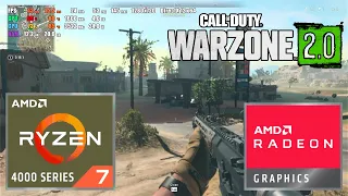 Call of Duty: Warzone 2.0 - AMD Ryzen 7 4700U - Radeon Vega 7 (Integrated Graphics) - Test Gameplay