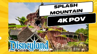 [New 2023] Splash Mountain Last Day FULL RIDE | 4K POV | Disneyland, California