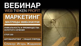 Предстарт Матрица_Фибоначчи - взгляд инвестора, Игорь Жаданов