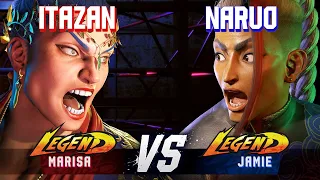 SF6 ▰ ITAZAN (Marisa) vs NARUO (Jamie) ▰ High Level Gameplay