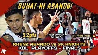 Rhenz Abando goes HOT from THREE! 🔥 Takeover Mode falls short, 22PTS 5REB 3BLK | Game 4 | HIGHLIGHTS