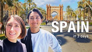 3 Days in Spain! Japanese explores Barcelona | VLOG