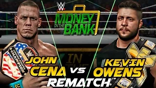 WWE Money In The Bank 2015  - John Cena vs Kevin Owens Match!