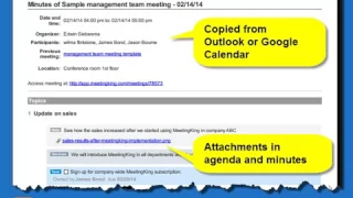 Meeting Minutes Template