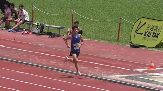 Nick Yip 2019-5-11 第25届公民青少年田徑錦標賽 - Boys C Grade 1500m Final