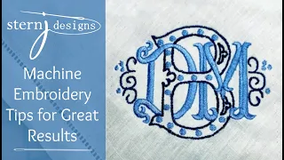 Machine Embroidery Tips to Get Great Results