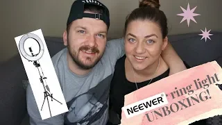 NEEWER RING LIGHT UNBOXING & SETUP | AFFORDABLE | THE MUMMY JOURNEY