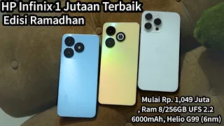 5 HP INFINIX HARGA 1 JUTAAN TERBAIK Di 2024! Edisi Ramadhan