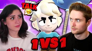 1v1 NEW BRAWLER GUS - LOSER HAS TO PAY $200! 🤑