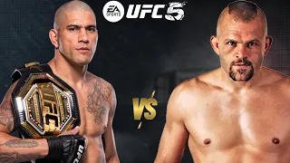 UFC 5 ALEX PEREIRA VS. CHUCK LIDDELL FOR THE UFC WORLD LIGHTHEAVYWEIGHT CHAMPIONSHIP BELT!