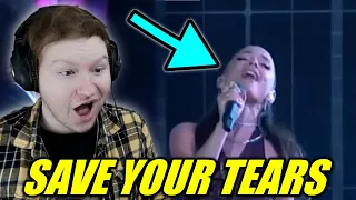 The Weeknd ft. Ariana Grande - Save Your Tears Live! REACTION!! (iHeart Radio Awards)