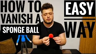 How To Vanish a Sponge Ball - Easy Magic Trick - English Tutorial