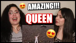 They Found It INCREDIBLE !!! Queen - Live Aid (1985) !!! | TWO SISTERS REACT