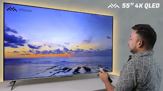 iFFalcon 55Q73 55" 4K QLED GOOGLE TV | 120Hz | Dolby Vision & Atmos | HDR10+ | BEST 55" QLED TV? 🔥🔥