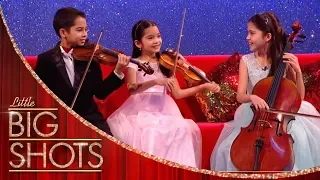 Little Stars String Trio Show Off Their Musical Skills | Little Big Shots