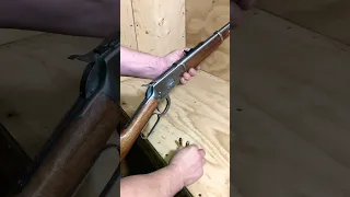 ✅out how fast 😳this slicked up action is on this Winchester model 1892 mares 🦵45 colt cal #shorts