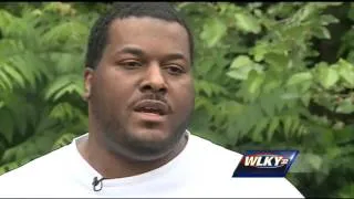 A Louisville family fights off man attempting to break into their home