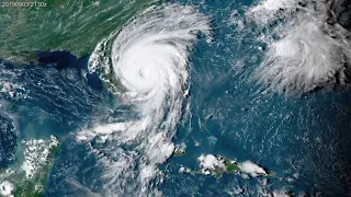 Hurricane Dorian Satellite Animation in 4K 60FPS