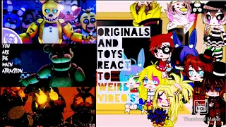 (gacha club) Originals and toys react to some video's