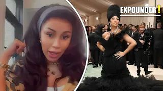 Cardi B DEFENDS her choice to refer to her Met Gala designer as 'Asian'
