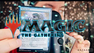 ASMR Magic: The Gathering Mystery Pack Opening (Tapping, Crinkles, Soft Spoken, Card Sounds)
