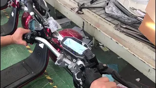 How to adjust the speed of the speedometer of Rooder Citycoco 3 wheel electric scooters