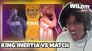 KING INERTIA vs MATCH | BUSCH BEATBOX BATTLE 2022 | YOLOW Beatbox Reaction