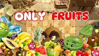 Can you beat Plants Vs. Zombies 2 WITH ONLY FRUITS? (part 3)