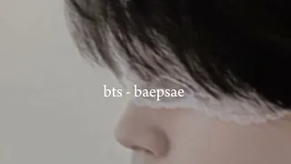 bts - baepsae speed up