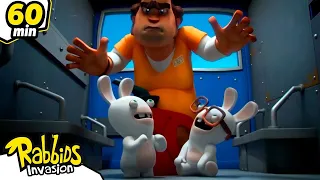 ¡Los Rabbids se escapan! | Rabbids La Invasión | Nueva compilación 1H | Cartoon