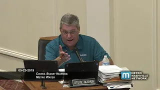 05/22/19 Council Budget Hearings: Metro Water