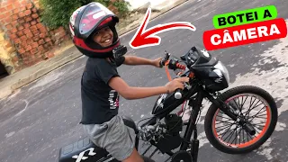 Botei uma câmera no capacete pra fazer MotoVlog de motorizada