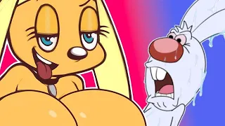 Brandy and Mr. Whiskers but it's Rule 34