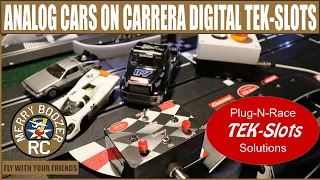 Tek-Slots How to run Analog cars On Carrera Digital 132 Track With The Flip Of A Switch!
