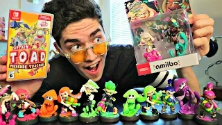 *NEW* Pearl & Marina Amiibo Unboxing!! (+Captain Toad Treasure Tracker Switch!)