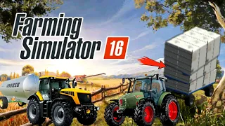 Selling 2 Wool trailer and One full tank milk in fs16 | Farming Simulator 16 gameplay