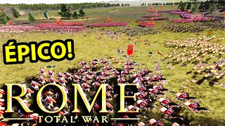 Rome Total War | Batalla MASIVA con ROMA vs Bárbaros ¿Quién Ganará?