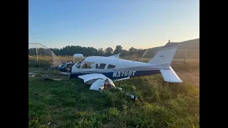 Crash of a Piper PA 28R 180 Cheokee Arrow at William H Morse State Airport (DDH/KDDH), Vermont.