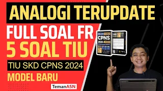 5 Soal ANALOGI Model Terbaru Yang Keluar Kemarin