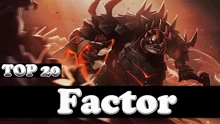 Dota 2 - Factor Top 20 Pudge in Dotabuff vol 27 - Ranked Match Gameplay