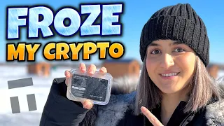 I Tested The SAFEST Crypto Wallet In The WORLD (FREEZING IN ICE)