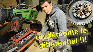 démontage differentiel ! nouvel atelier !!  rénovation tracteur Deutz 6206 / #2