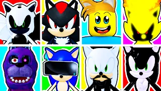 Unlocking *NEW SHADOW* SONIC MORPHS in Find the Sonics Roblox (60)