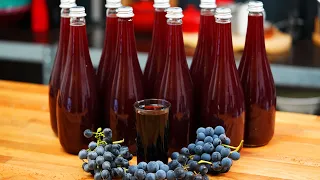 🍇 How to Make Grape Juice for Winter, Grape Must Stopped from Boiling | Chef Paul Constantin