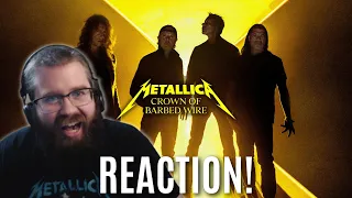 Metallica: Crown of Barbed Wire REACTION!!! (HEAVY! THAT ENDING!!!)