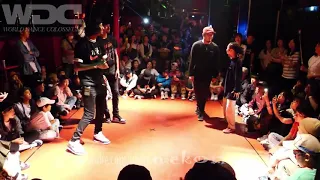 Les Twins vs SHUN_MiYU BEST8 HIPHOP WDC 2019 World