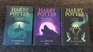 Unboxing Livros Harry Potter Vol. 2, 3 e 4, Capa Dura